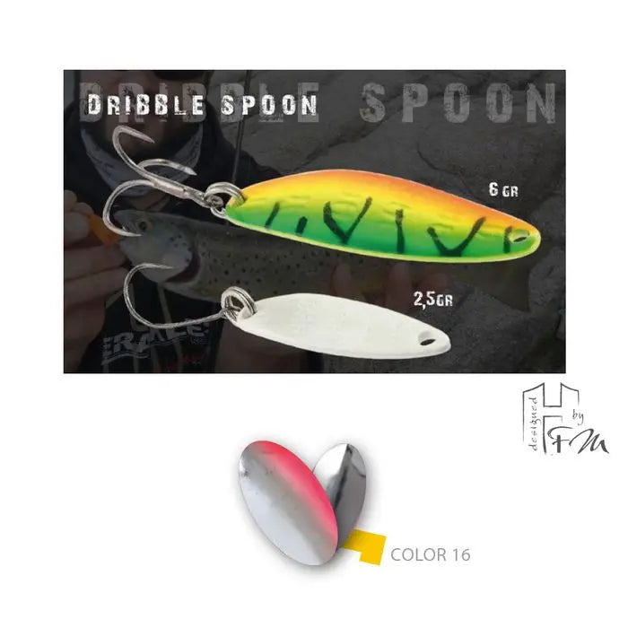 Oscilanta Herakles Dribble Spoon 2.5gr Silver/red