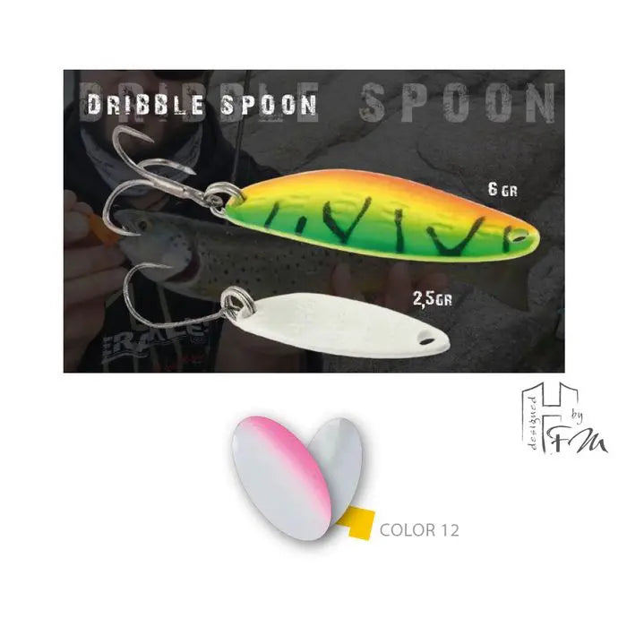Oscilanta Herakles Dribble Spoon 2.5gr White/pink