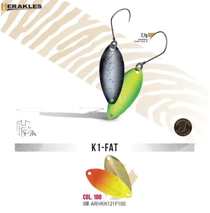 Oscilanta Herakles K1 Fat 2.1gr Culoare 100