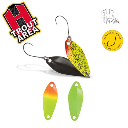 Oscilanta Herakles Losko 1.6gr Culoare 14 Chartreuse Orange
