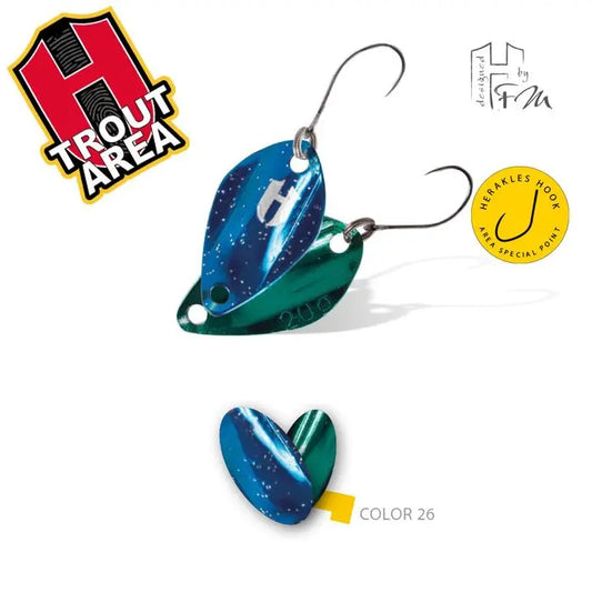 Oscilanta Herakles Ruck Spoon 2.0gr Culoare 26 Petrol Sky