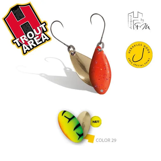 Oscilanta Herakles Spike 1.0gr Culoare 29 Matt Firetiger/gold