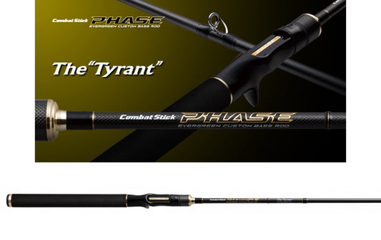 Lanseta Casting EVERGREEN EVERGREEN COMBAT STICK PHASE PCSC-68H TYRANT BAITCAST 203cm 10.5-42gr