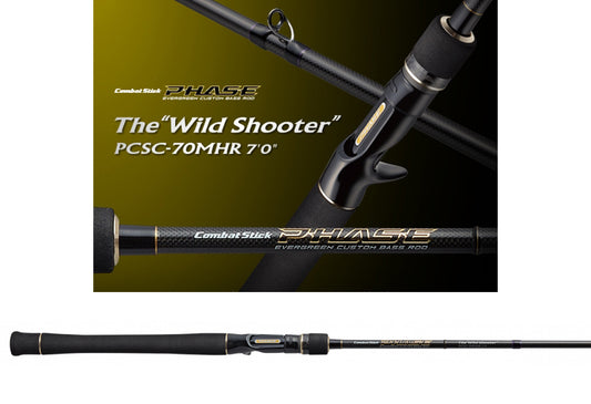 Lanseta Casting EVERGREEN EVERGREEN COMBAT STICK PHASE PCSC-70MHR WILD SHOOTER BAITCAST 214cm 8.8-84gr