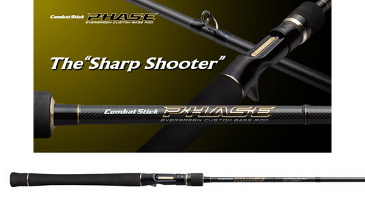 Lanseta Casting EVERGREEN EVERGREEN COMBAT STICK PHASE PCSC-71M+ SHARP SHOOTER BAITCAST 216cm 7-56gr