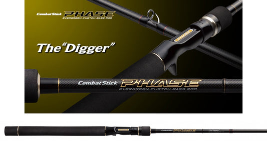 Lanseta Casting EVERGREEN EVERGREEN COMBAT STICK PHASE PCSC-72H THE DIGGER BAITCAST 218cm 10.5-84gr