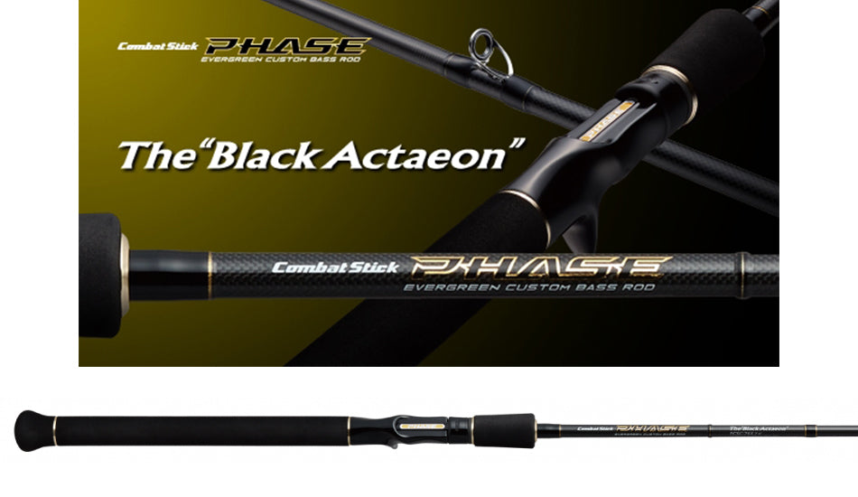 Lanseta Casting EVERGREEN EVERGREEN COMBAT STICK PHASE PCSC-74X BLACK ACTAEON BAITCAST 223cm 14-112gr