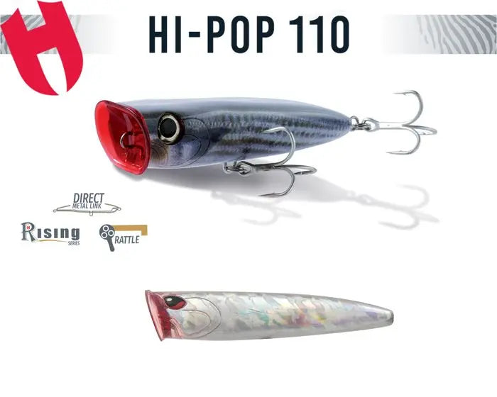 Popper Herakles Hi-pop 110 11cm 26gr White Flash