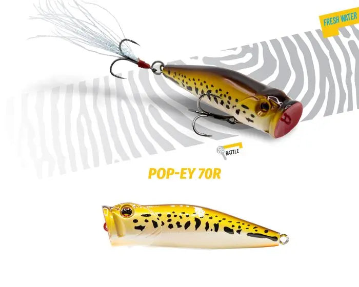 Popper Herakles Pop-ey 70 R 7cm 19.5gr Baby Bass