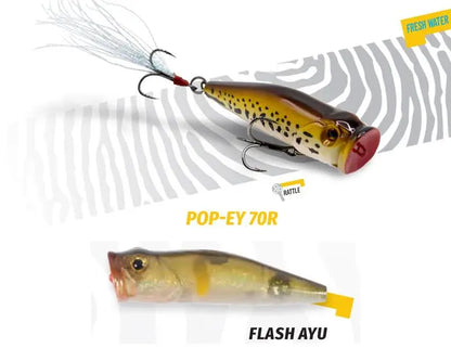 Popper Herakles Pop-ey 70 R 7cm 19.5gr Flash Ayu