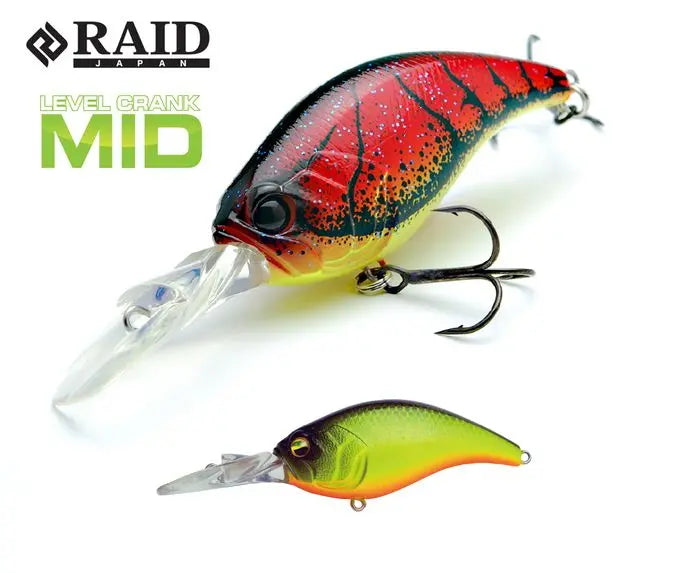 Raid Level Crank Mid 59mm 10.5gr 013 Neon Back Chart