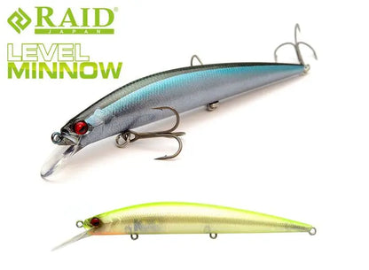 Raid Level Minnow 125mm 14gr 022 Pearly Chart