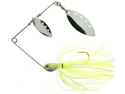 RTB Dual Blade Spinnerbait 16g Chartreuse Silver Glitter Chartreuse Silver Glitter