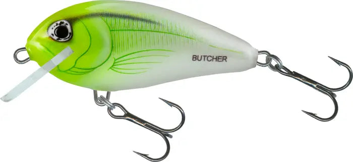 Salmo Butcher Sinking 5cm WHITE FLASH YELLOW 16g.