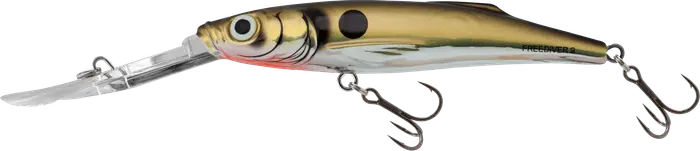 Salmo Freediver Super Deep Runner Floating 7cm Gold Black Back 20g.