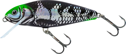Salmo Perch Floating 12cm Holo Dark green Head 68g.