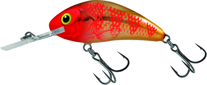 Salmo Rattlin' Hornet Floating 5.5cm Golden Red Head 25g.