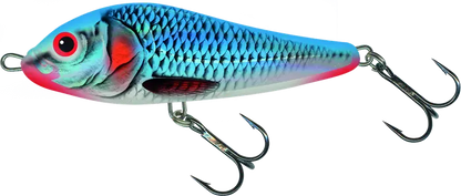 Salmo Rattlin' Slider Sinking 8cm Sinking Bleeding Blue Shad 38g.