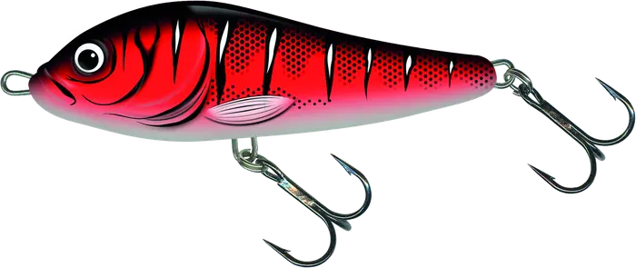 Salmo Rattlin' Slider Sinking 8cm Sinking Red Wake 38g.