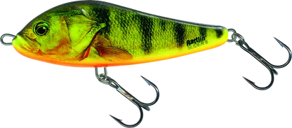 Salmo Rattlin' Slider Sinking 8cm Supernatural Hot Perch 34g.