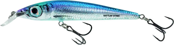 Salmo Rattlin' Sting Suspending 9cm Holographic Blue 26g.