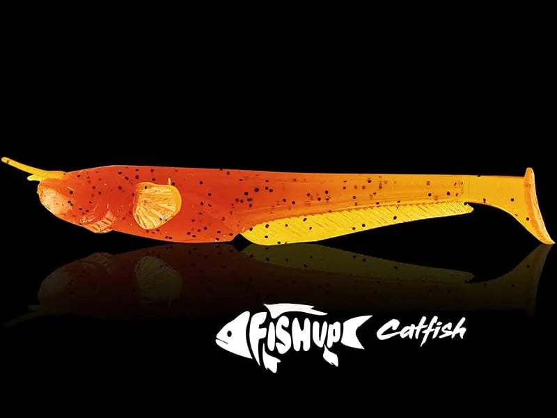 Naluca Soft Shad Fishup Catfish 5cm #019 Motor Oil Red Flake 5cm Motor Oil Red Flake