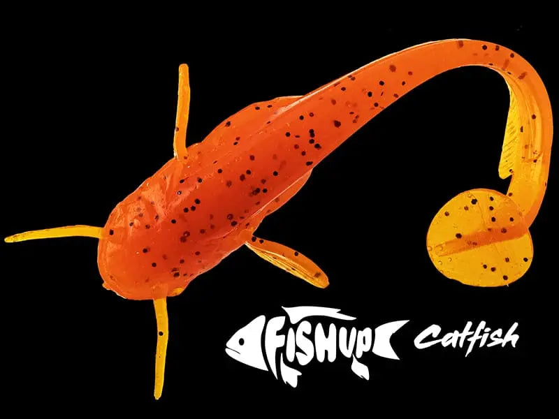 Naluca Soft Shad Fishup Catfish 5cm #019 Motor Oil Red Flake 5cm Motor Oil Red Flake