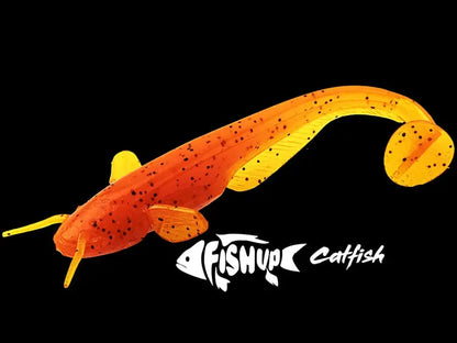 Naluca Soft Shad Fishup Catfish 5cm #019 Motor Oil Red Flake 5cm Motor Oil Red Flake