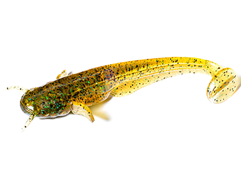 Shad FishUp Catfish 5cm #036 Caramel Green and Black