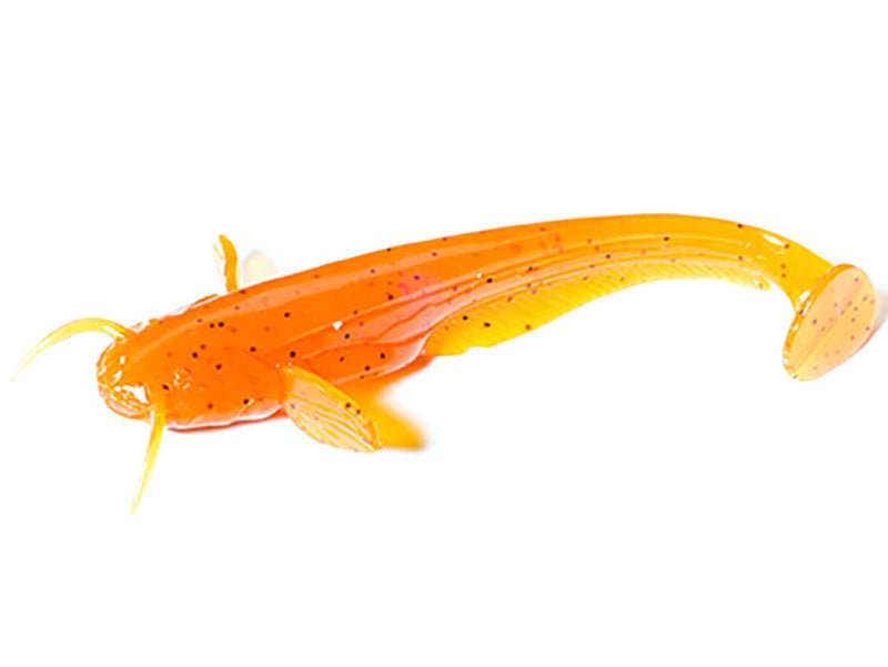 Shad FishUp Catfish 5cm #049 Orange Pumpkin Black
