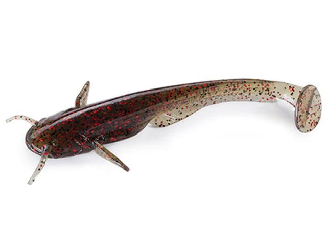 Shad FishUp Catfish 7.5cm #045 Green Pumpkin Red & Black