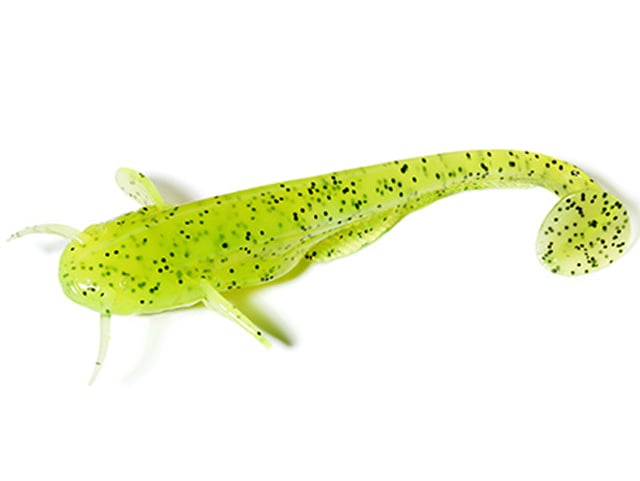 Shad FishUp Catfish 7.5cm #055 Chartreuse Black