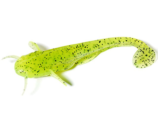 Shad FishUp Catfish 7.5cm #055 Chartreuse Black