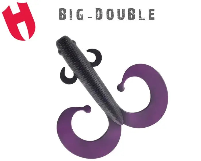Shad Herakles Big Double 15cm Black Purple