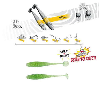 Shad Herakles Shad-ow70 2.75 7.0cm Baby Bass