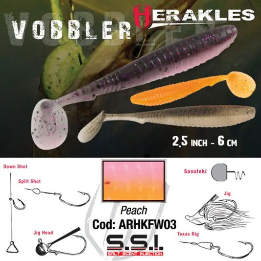 Shad Herakles Vobbler 2.4 6cm Peach
