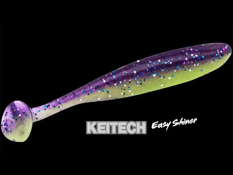 Naluca Soft Shad Keitech Easy Shiner Mystic June Bug Ea#21 11.4cm