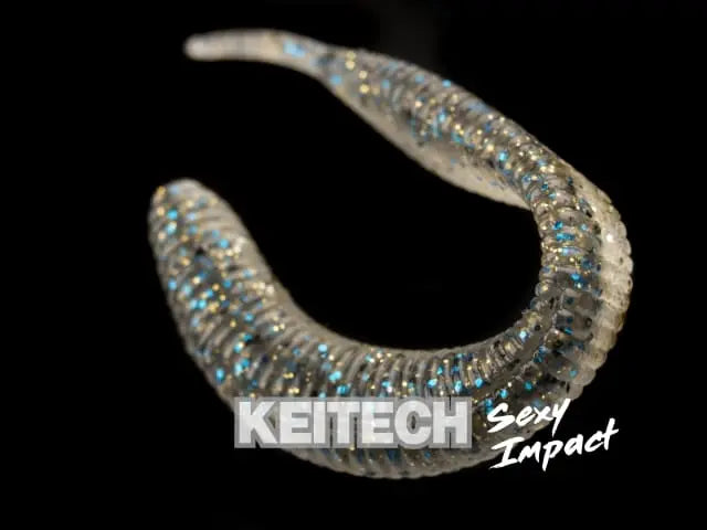 Naluca Soft Shad Keitech Sexy Impact Violet Lime Belly Pal#06 7.1cm