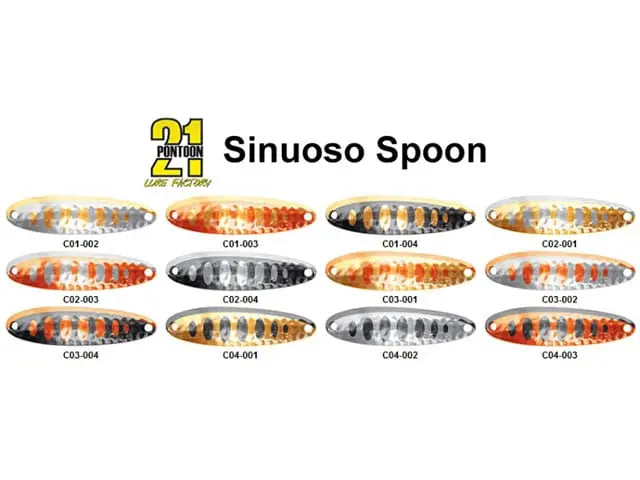 Pontoon21 Sinuoso Spoon 12g NC04-001 Pontoon21 Sinuoso Spoon 12g NC04-001
