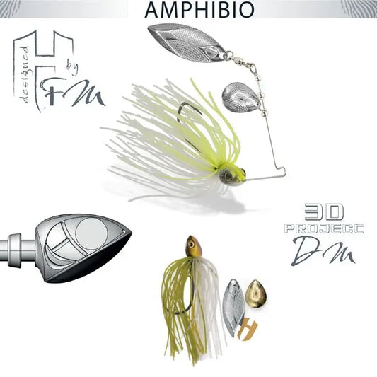 Spinnerbait Herakles Amphibio Tandem 1/4oz 7gr Ayu