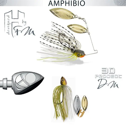 Spinnerbait Herakles Amphibio Willow 3/8oz 10.5gr Ayu