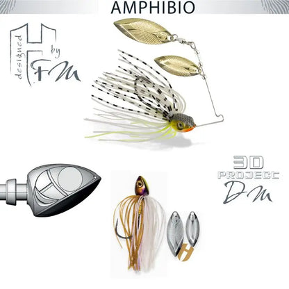 Spinnerbait Herakles Amphibio Willow 3/8oz 10.5gr Wakasagi