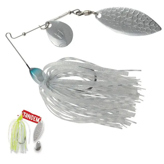 Spinnerbait Herakles Flatter Tandem 1/4oz 7gr Chartreuse/white