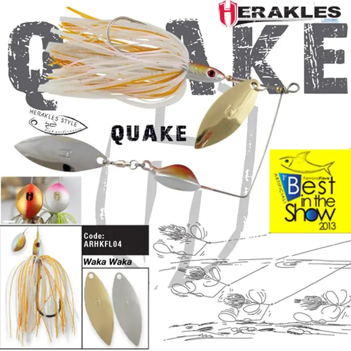 Spinnerbait Herakles Quake 5/8oz 17.5gr Waka Waka