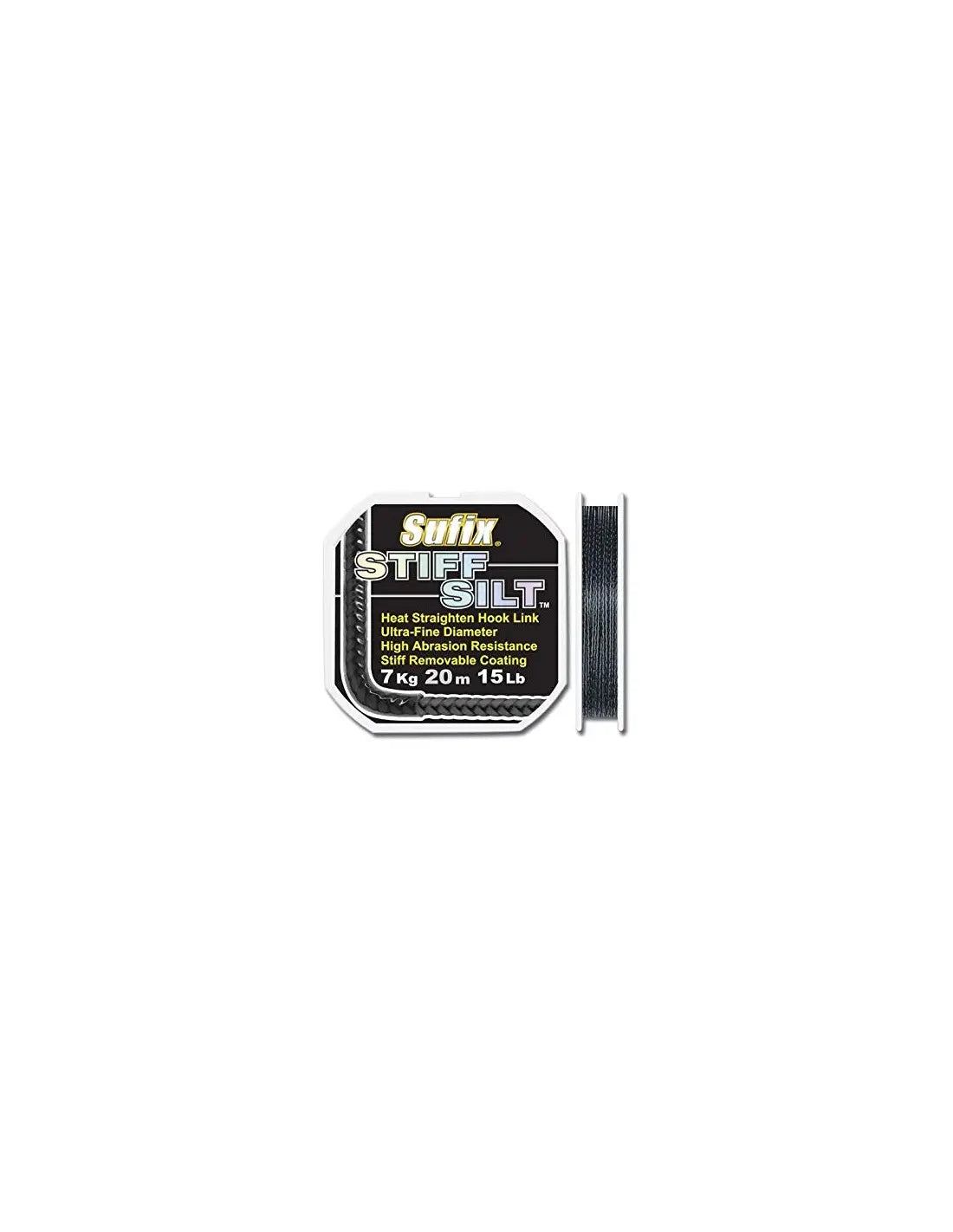Sufix Stiff Silt 20m 25lb/black Color