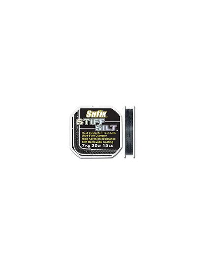 Sufix Stiff Silt 20m 25lb/black Color