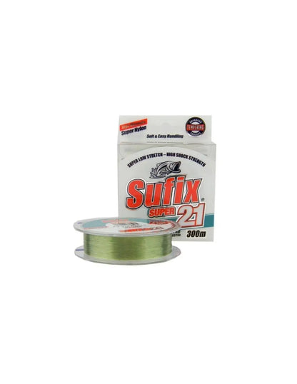 Sufix Super 21 300m 0.25mm/6.7kg/13lb/lo-vis Green