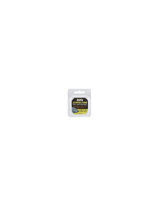 Sufix Super Fine 50m+pvc 0.053mm/1.0lb/crystal Clear