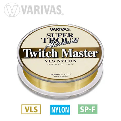Varivas Fir Super Trout Twitch Master 100m 0.185mm 6lb Gold