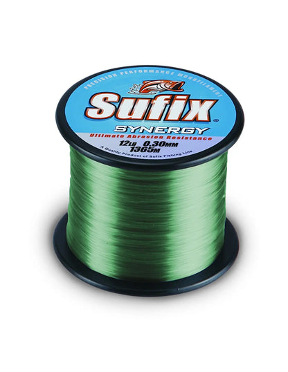 Sufix Synergy 1/4lb 0.30mm - 1365m - 6.3kg 3 14lb Low Vis Green